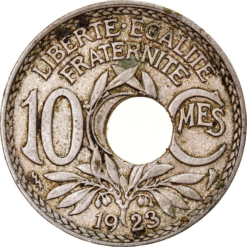 French 10 Centimes Coin | KM866a | France | 1917 - 1938