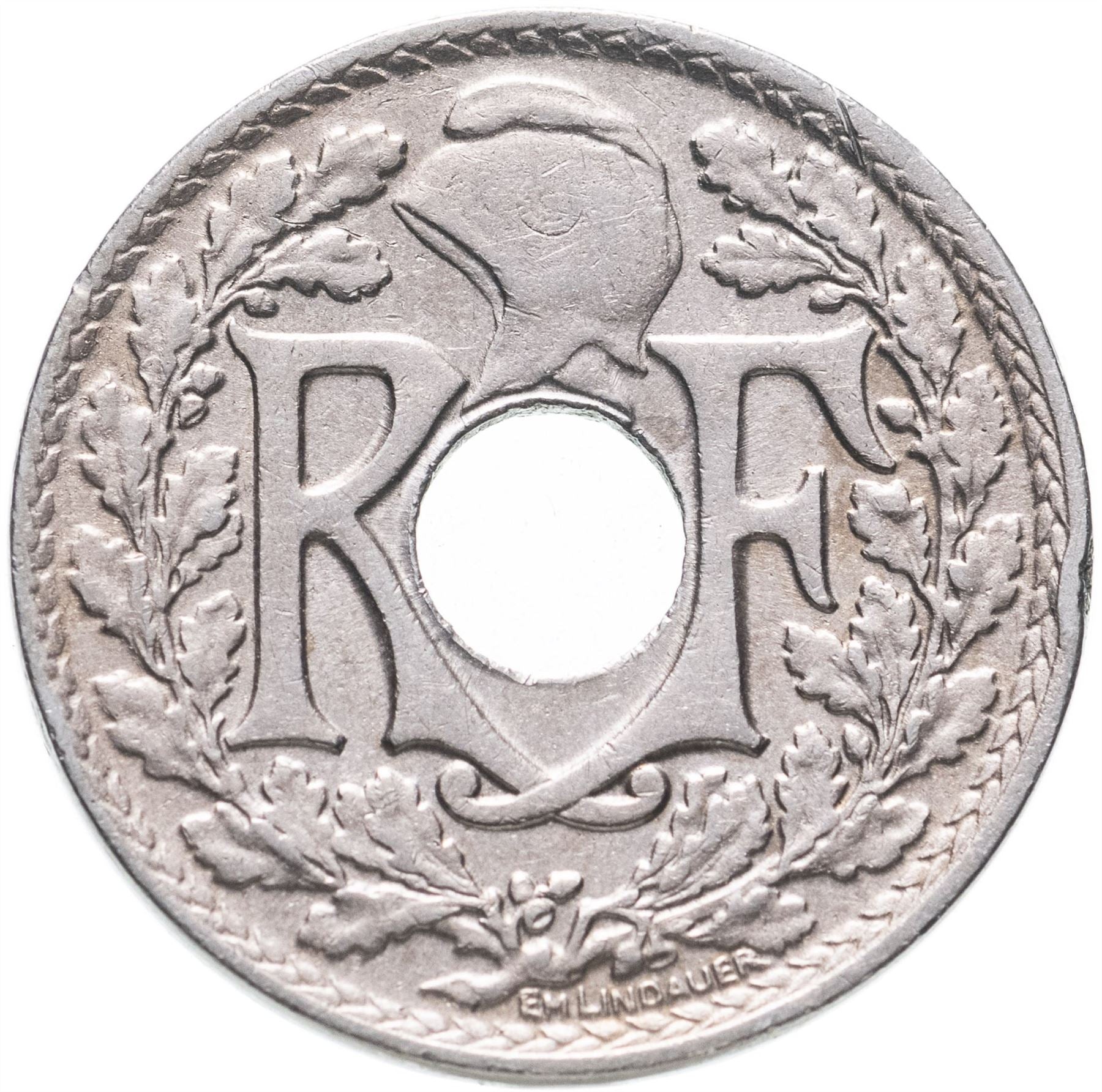 French 10 Centimes Coin | KM866a | France | 1917 - 1938