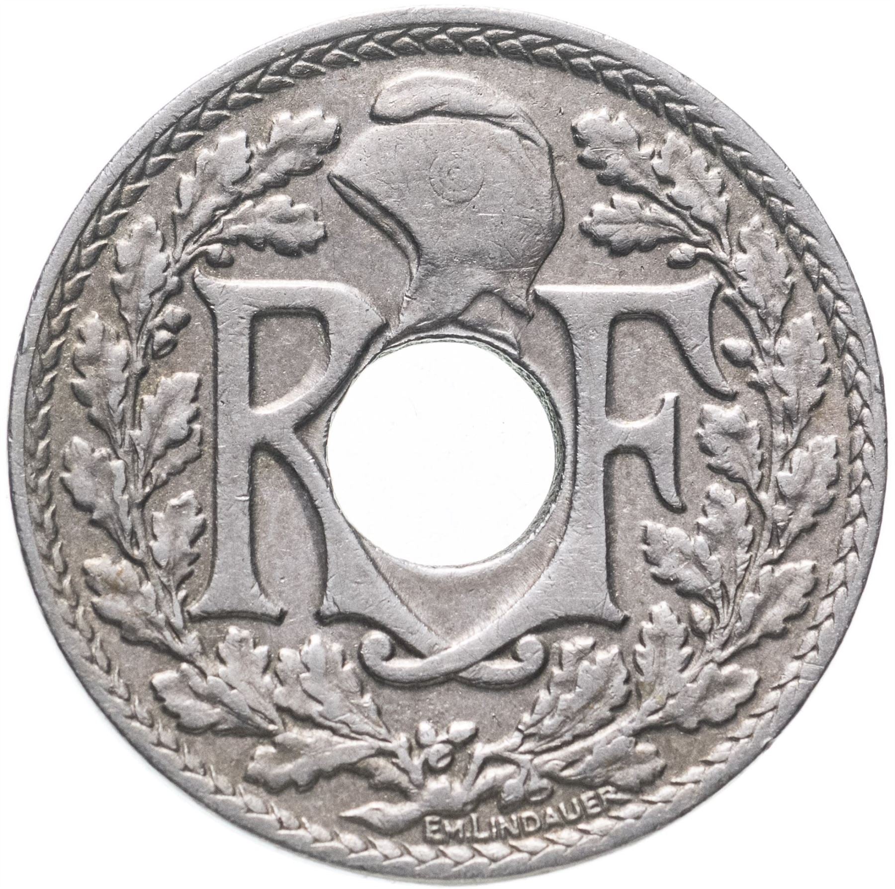 French 10 Centimes Coin | KM866a | France | 1917 - 1938