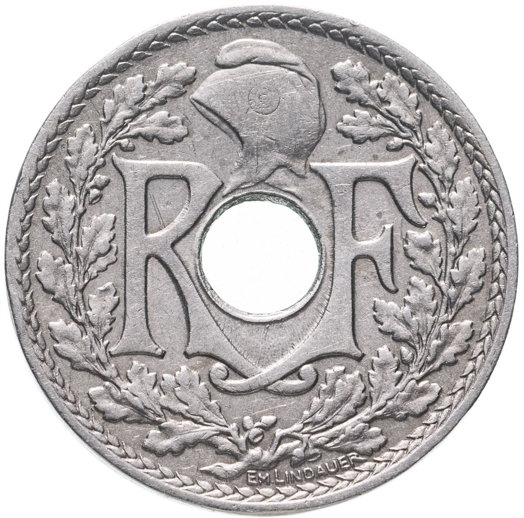 French 10 Centimes Coin | KM866a | France | 1917 - 1938