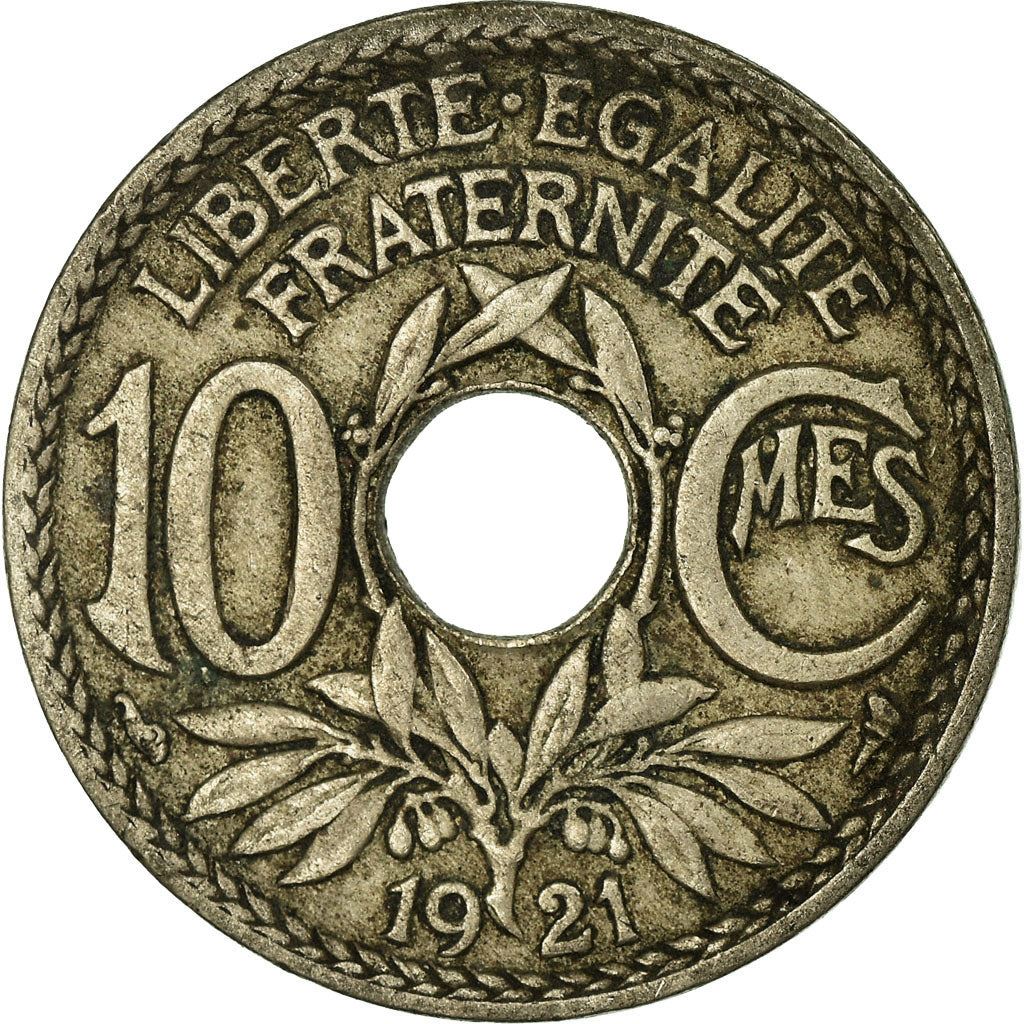 French 10 Centimes Coin | KM866a | France | 1917 - 1938