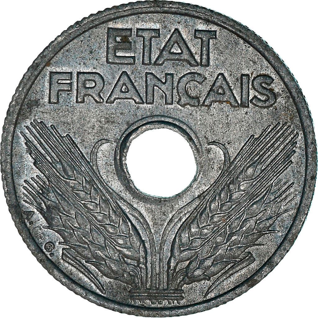 French 10 Centimes Coin | KM903 | France | 1943 - 1944