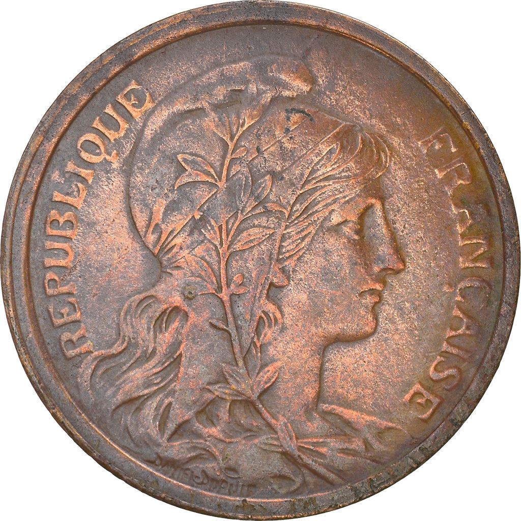 French 2 Centimes Coin | KM841 | France | 1898 - 1920