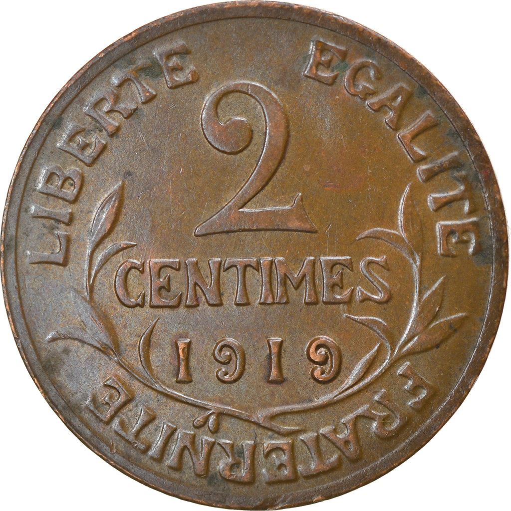 French 2 Centimes Coin | KM841 | France | 1898 - 1920