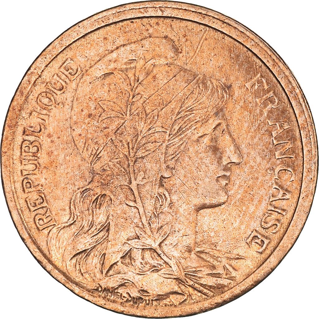 French 2 Centimes Coin | KM841 | France | 1898 - 1920