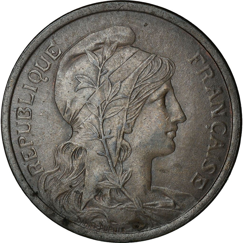 French 2 Centimes Coin | KM841 | France | 1898 - 1920