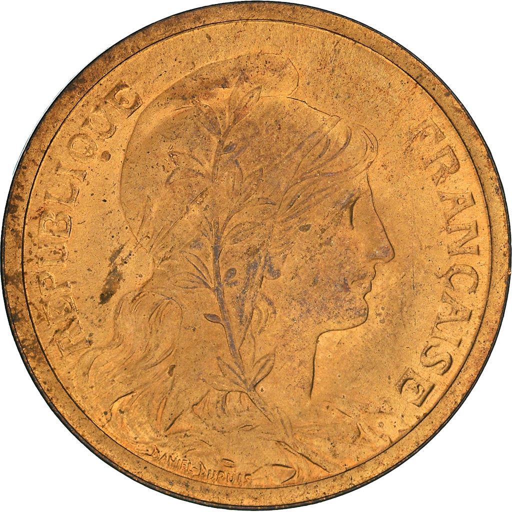 French 2 Centimes Coin | KM841 | France | 1898 - 1920