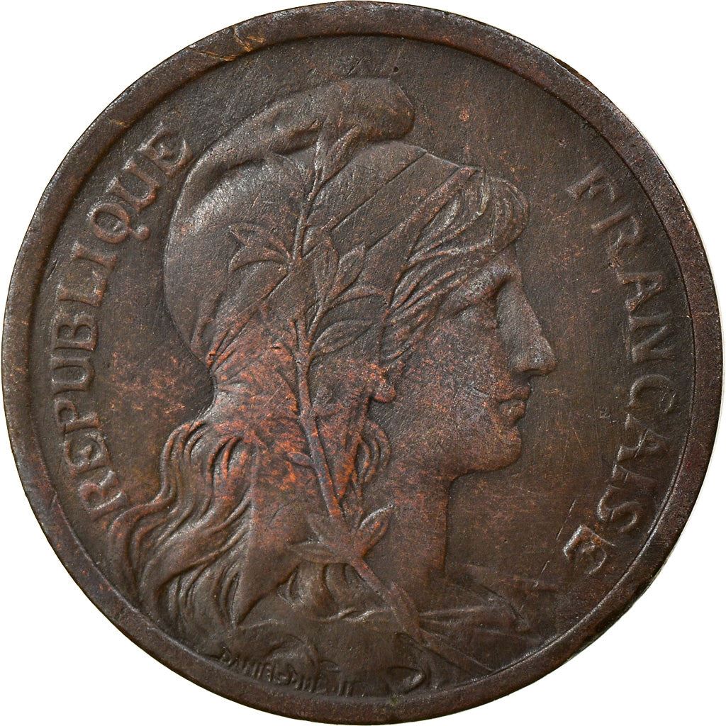 French 2 Centimes Coin | KM841 | France | 1898 - 1920