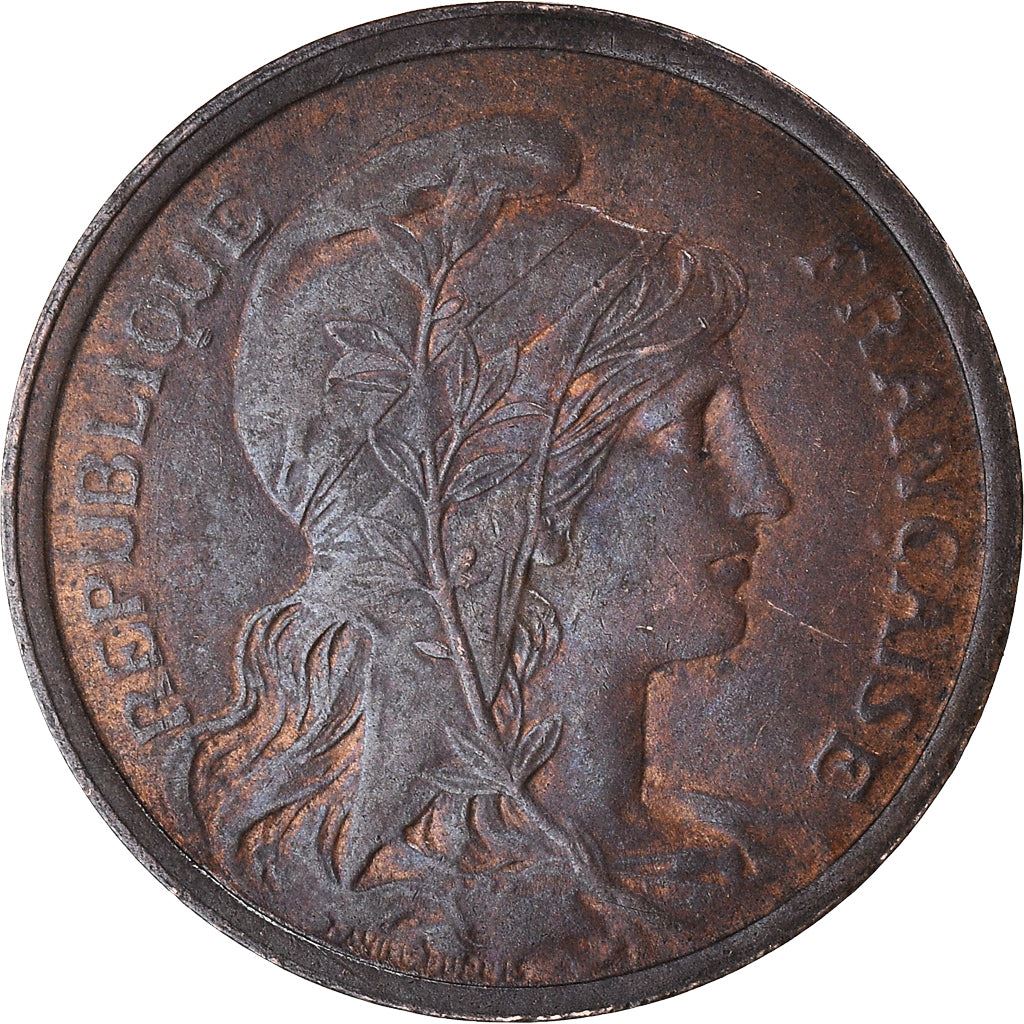 French 2 Centimes Coin | KM841 | France | 1898 - 1920