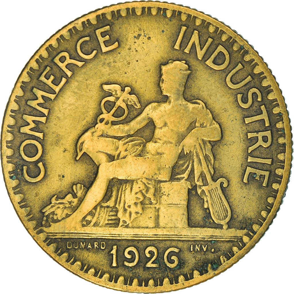 French 2 Francs Coin | Chambers of Commerce | KM877 | France | 1920 - 1927