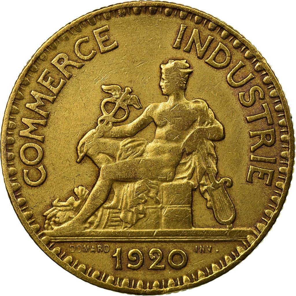 French 2 Francs Coin | Chambers of Commerce | KM877 | France | 1920 - 1927