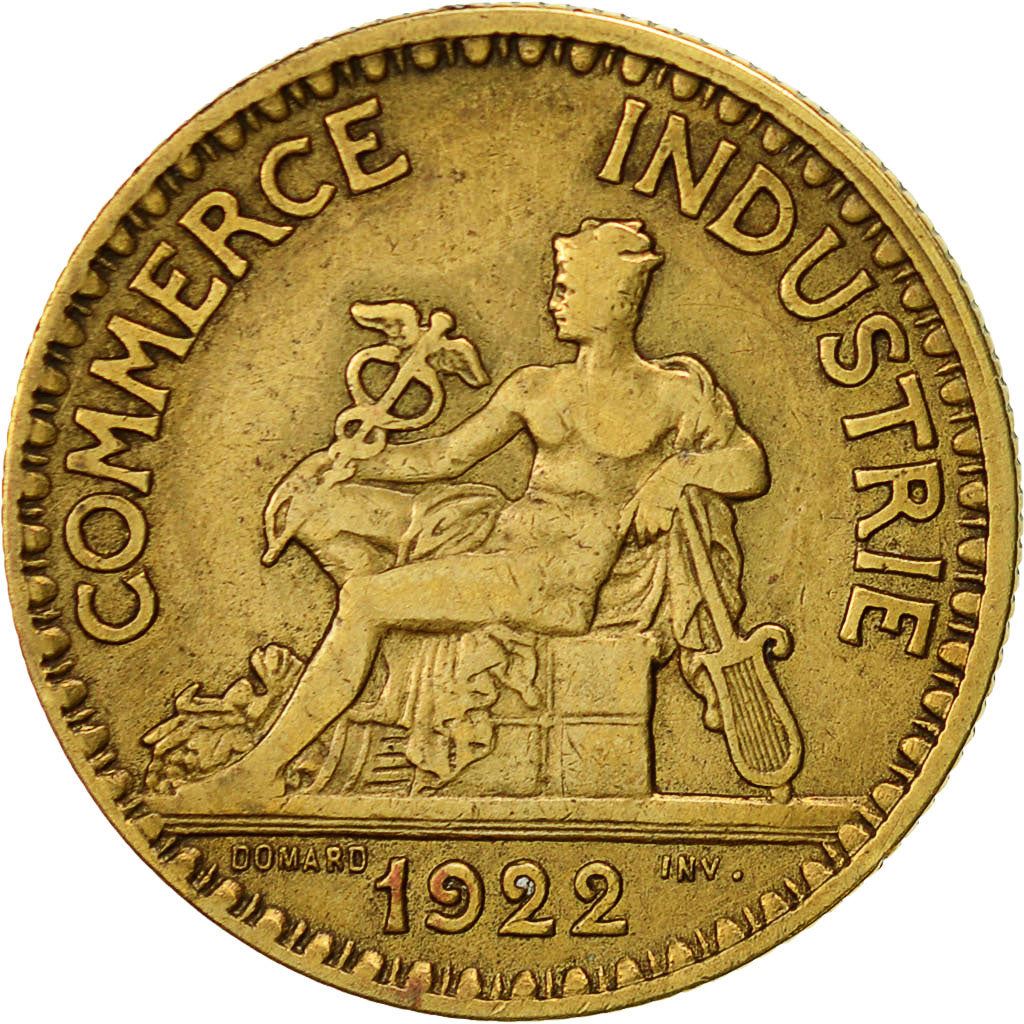 French 2 Francs Coin | Chambers of Commerce | KM877 | France | 1920 - 1927