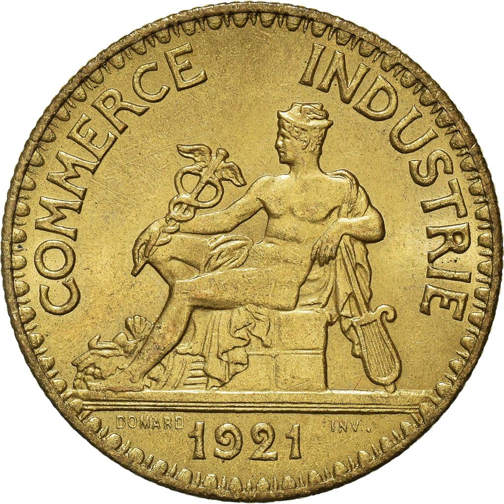 French 2 Francs Coin | Chambers of Commerce | KM877 | France | 1920 - 1927