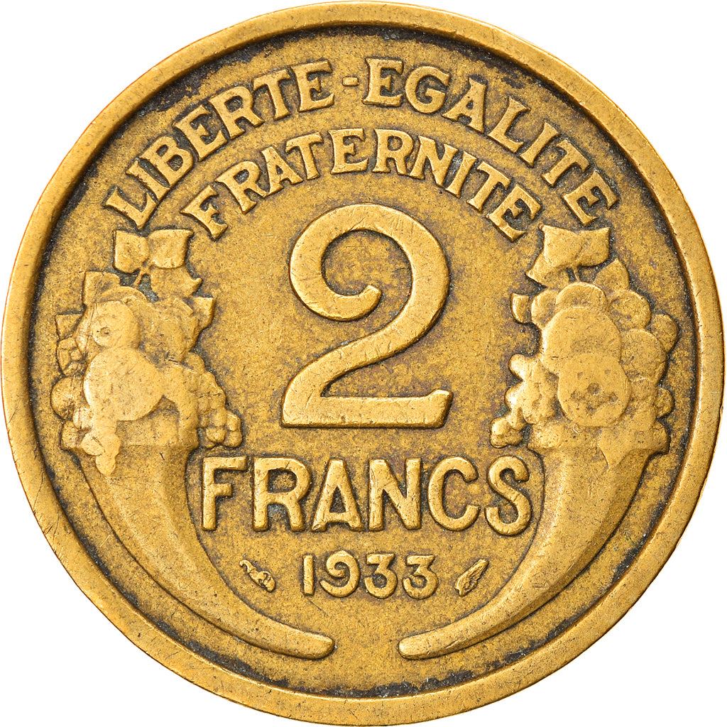 French 2 Francs Coin | KM886 | France | 1931 - 1941