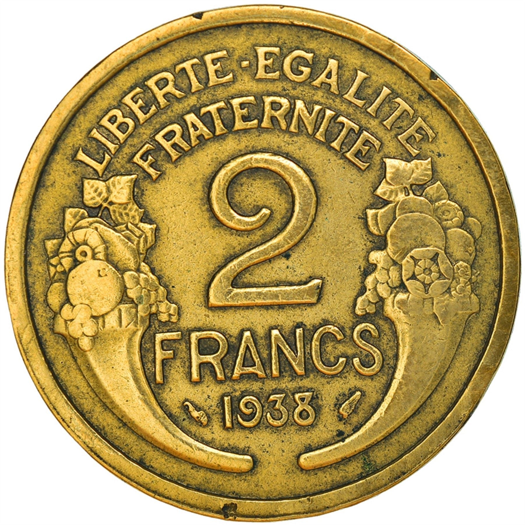 French 2 Francs Coin | KM886 | France | 1931 - 1941