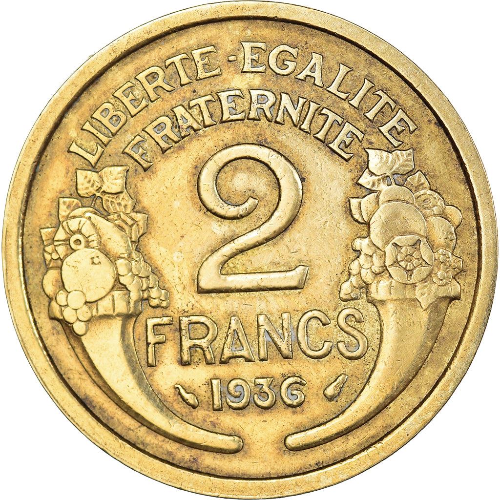 French 2 Francs Coin | KM886 | France | 1931 - 1941