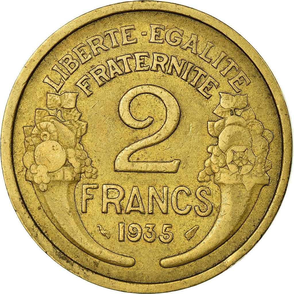 French 2 Francs Coin | KM886 | France | 1931 - 1941