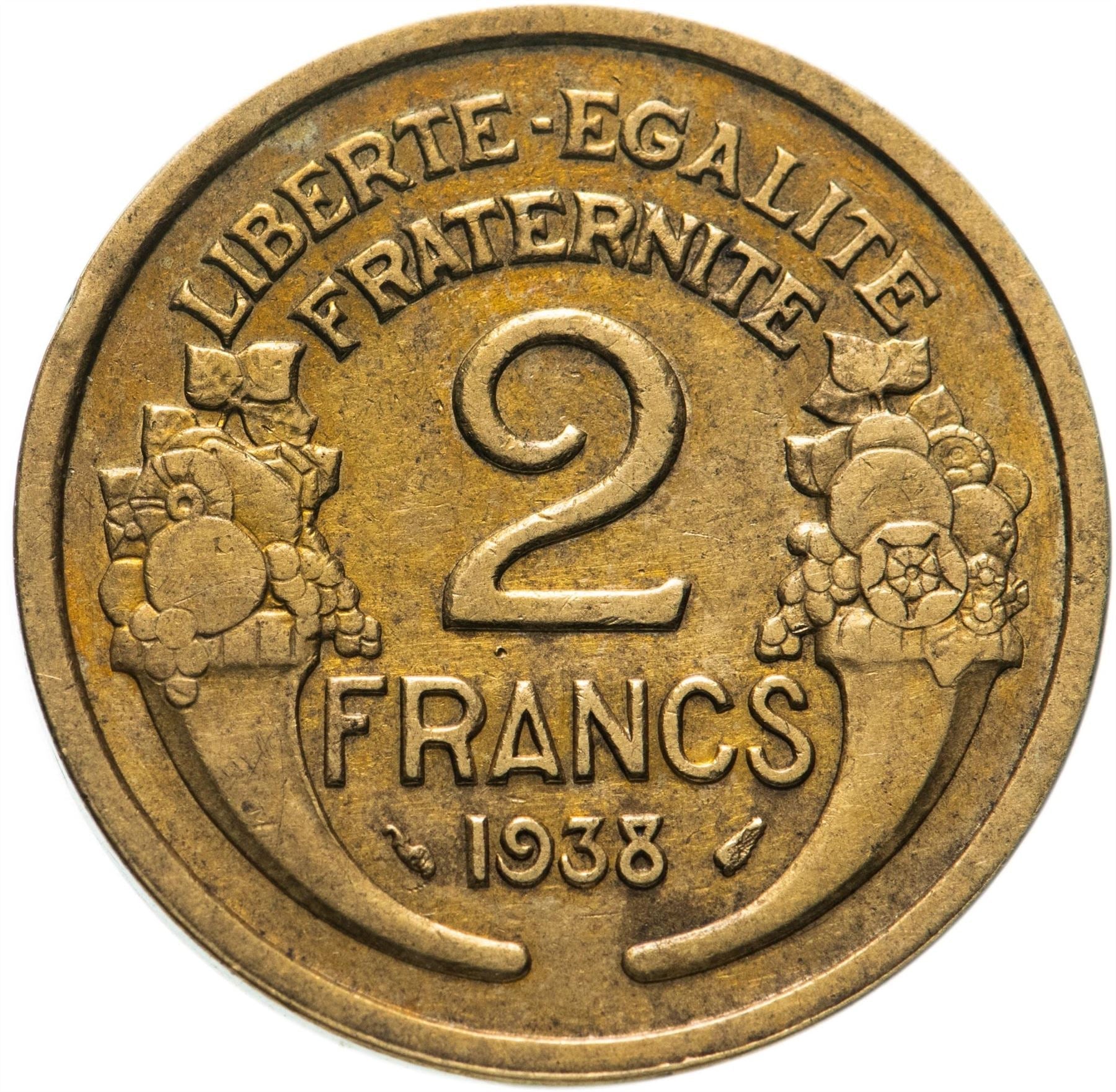 French 2 Francs Coin | KM886 | France | 1931 - 1941