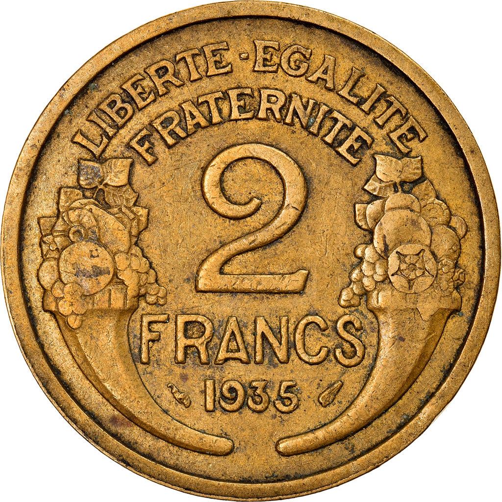 French 2 Francs Coin | KM886 | France | 1931 - 1941