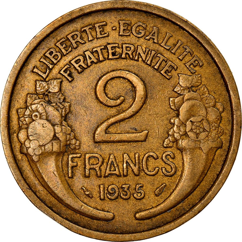 French 2 Francs Coin | KM886 | France | 1931 - 1941