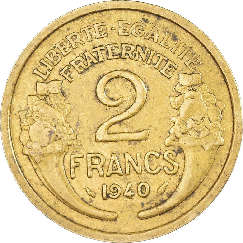 French 2 Francs Coin | KM886 | France | 1931 - 1941