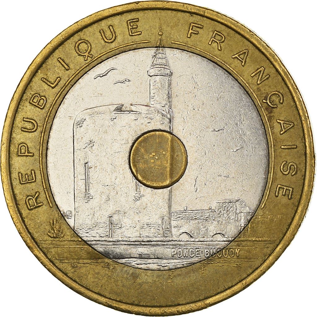 French | 20 Francs Coin | Mediterranean Games | KM1016 | France | 1993