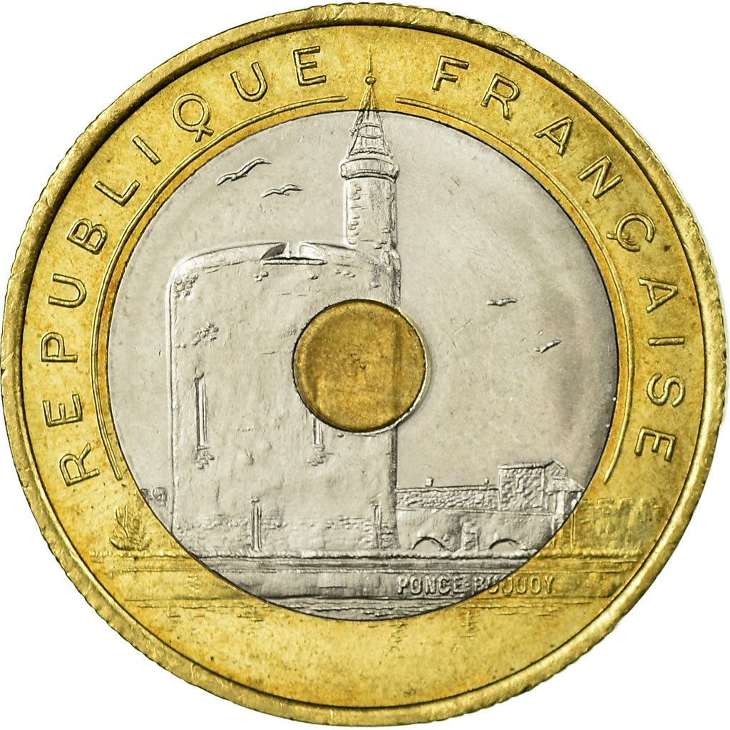 French | 20 Francs Coin | Mediterranean Games | KM1016 | France | 1993