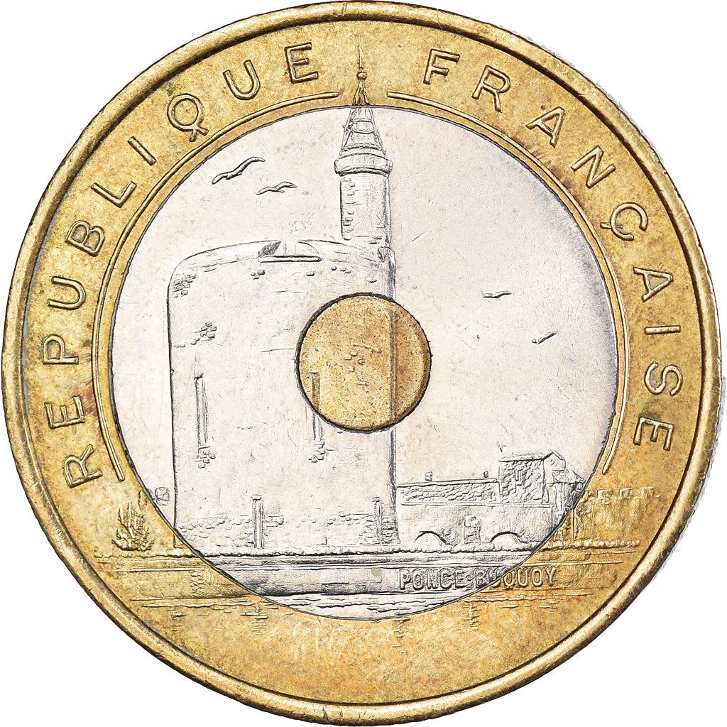 French | 20 Francs Coin | Mediterranean Games | KM1016 | France | 1993