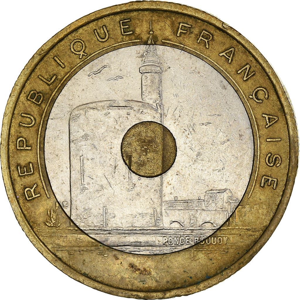 French | 20 Francs Coin | Mediterranean Games | KM1016 | France | 1993