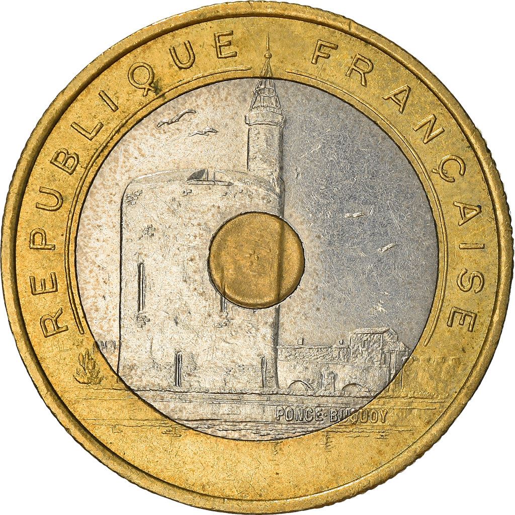 French | 20 Francs Coin | Mediterranean Games | KM1016 | France | 1993