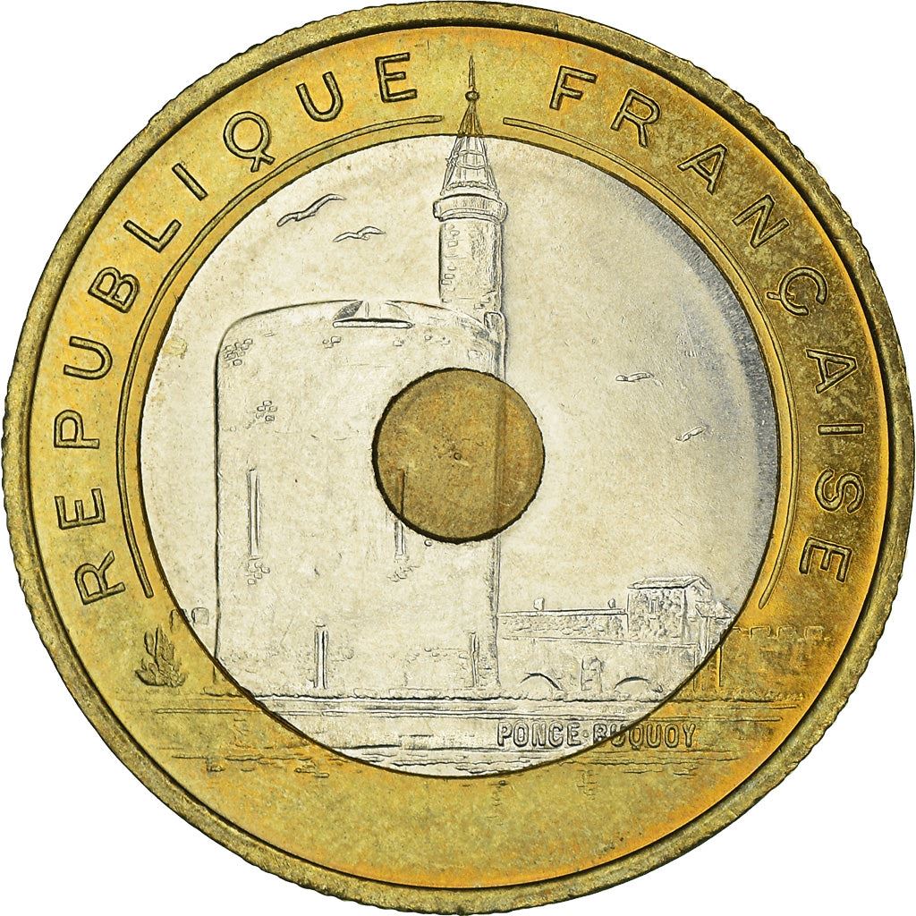 French | 20 Francs Coin | Mediterranean Games | KM1016 | France | 1993