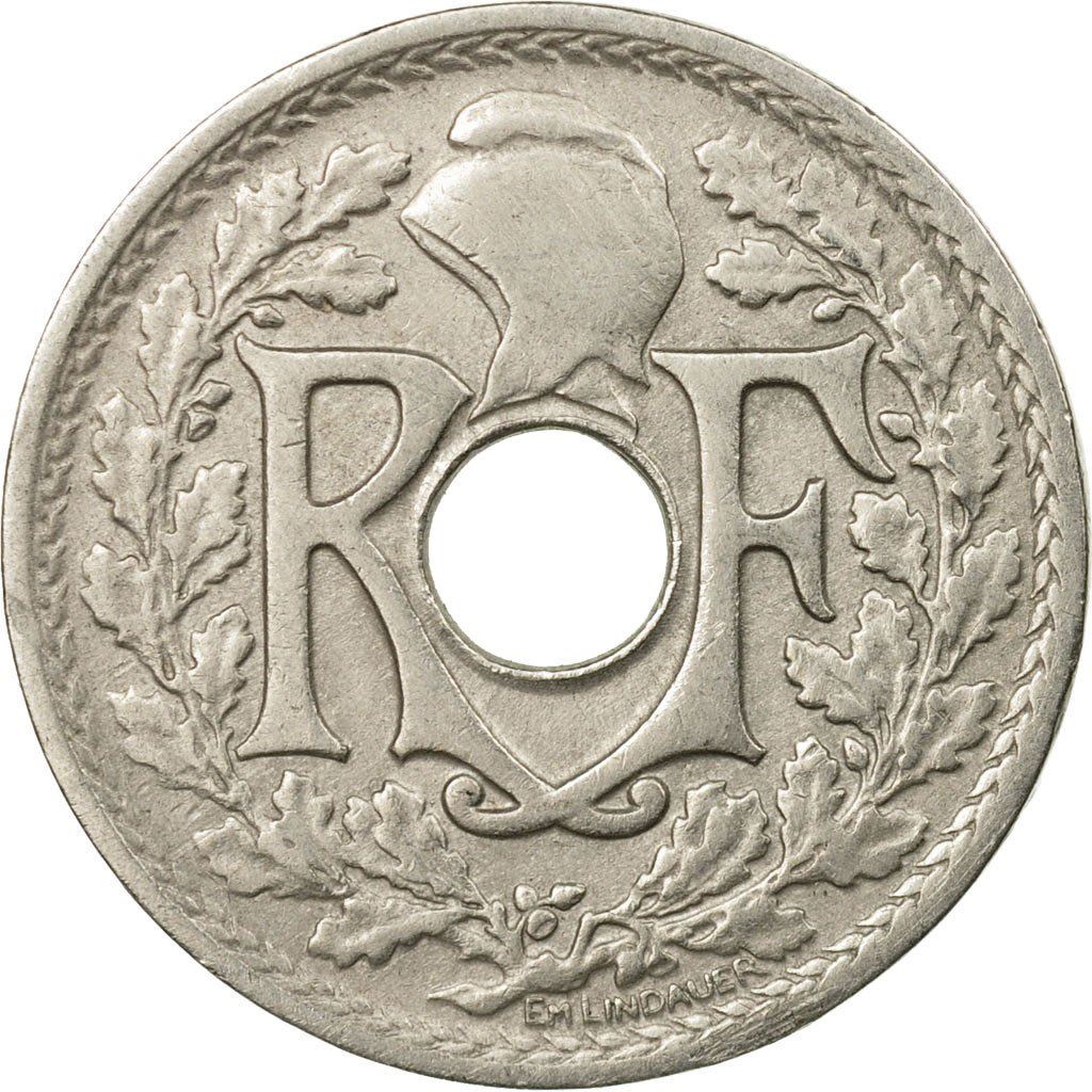 French 25 Centimes Coin | KM867a | France | 1917 - 1937