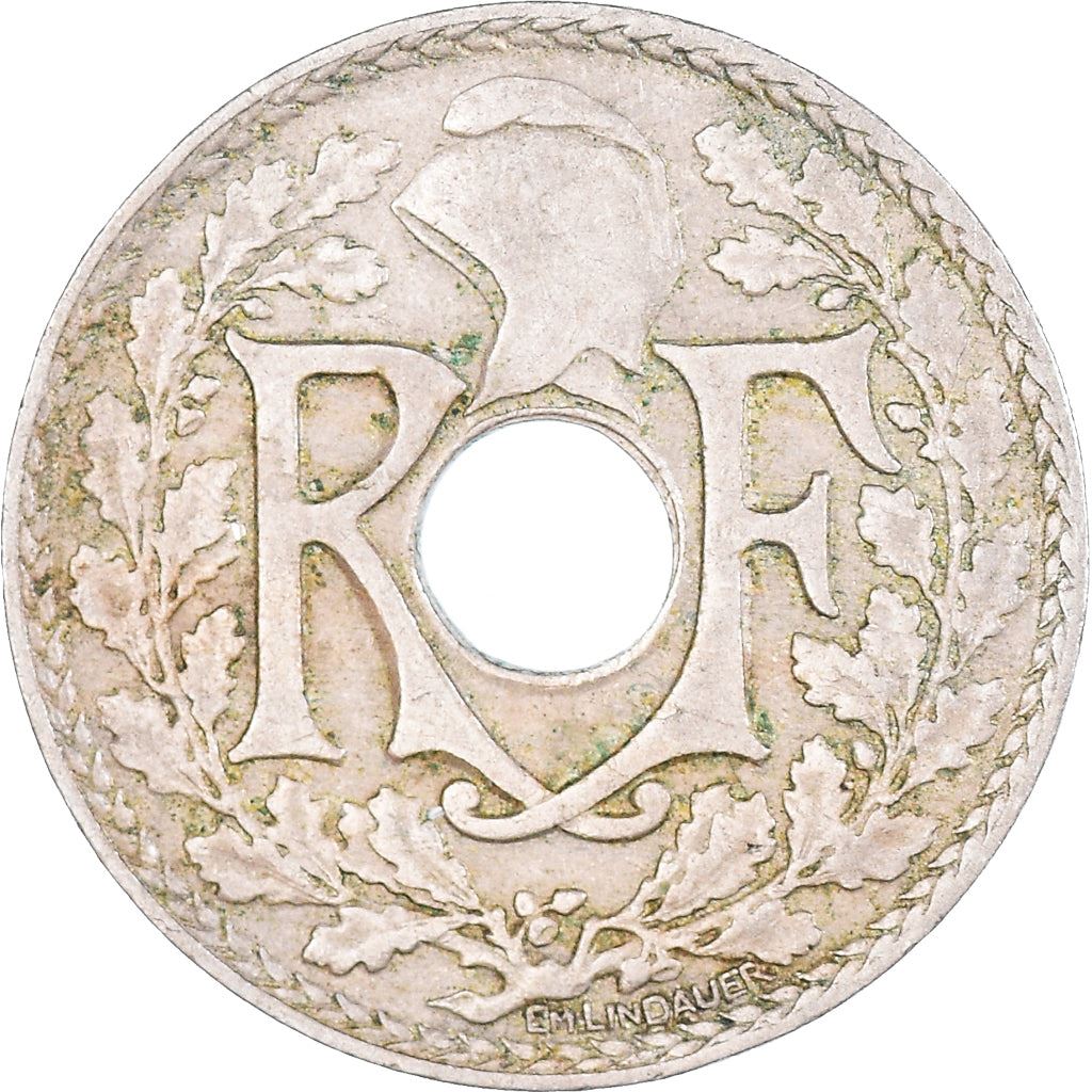 French 25 Centimes Coin | KM867a | France | 1917 - 1937