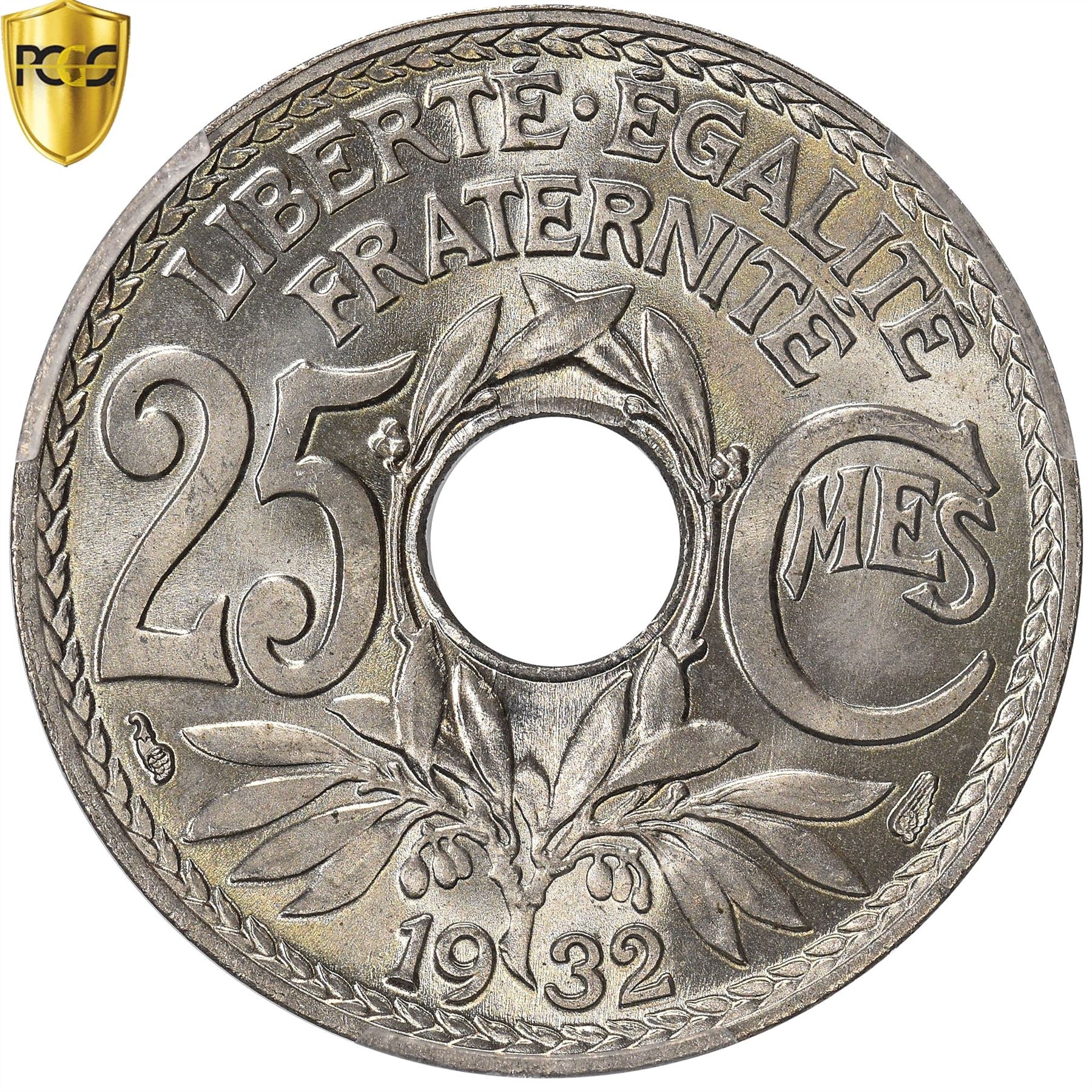 French 25 Centimes Coin | KM867a | France | 1917 - 1937