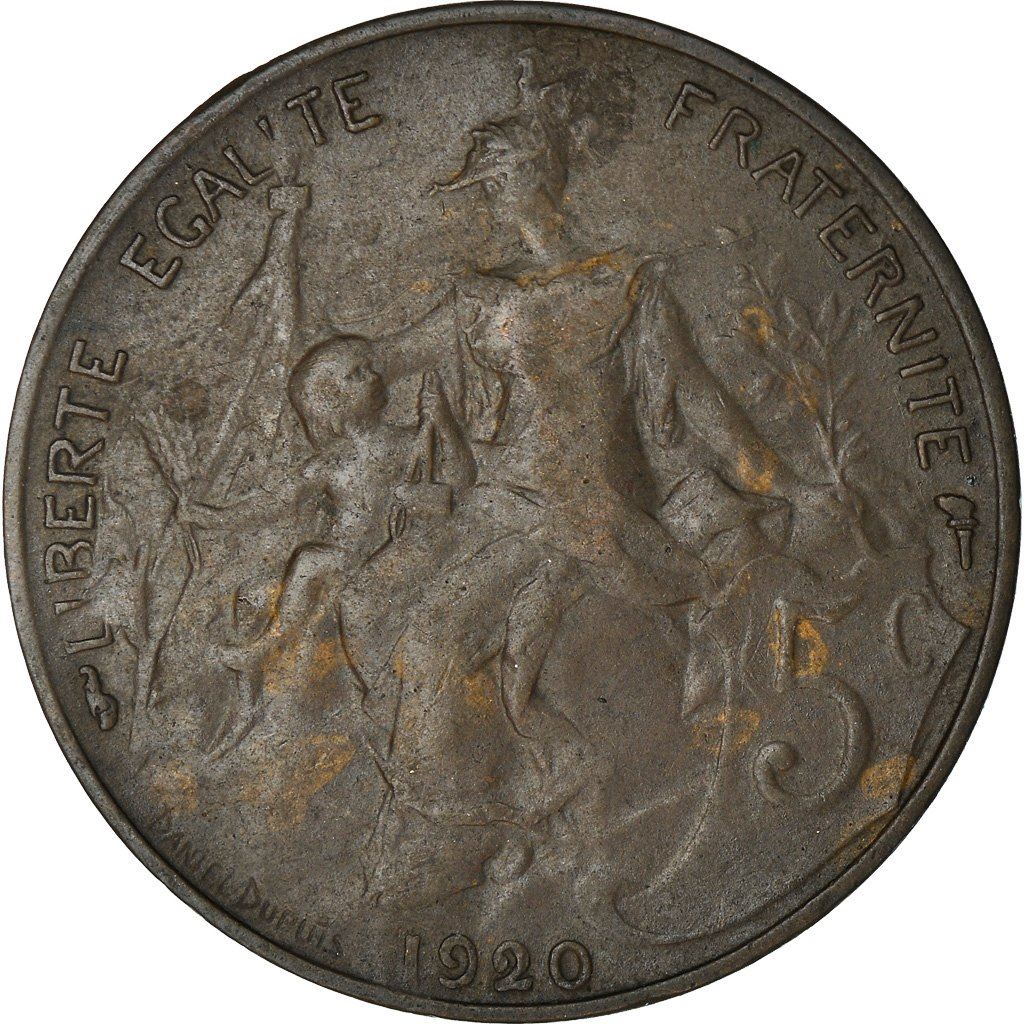 French 5 Centimes Coin | KM842 | France | 1897 - 1921