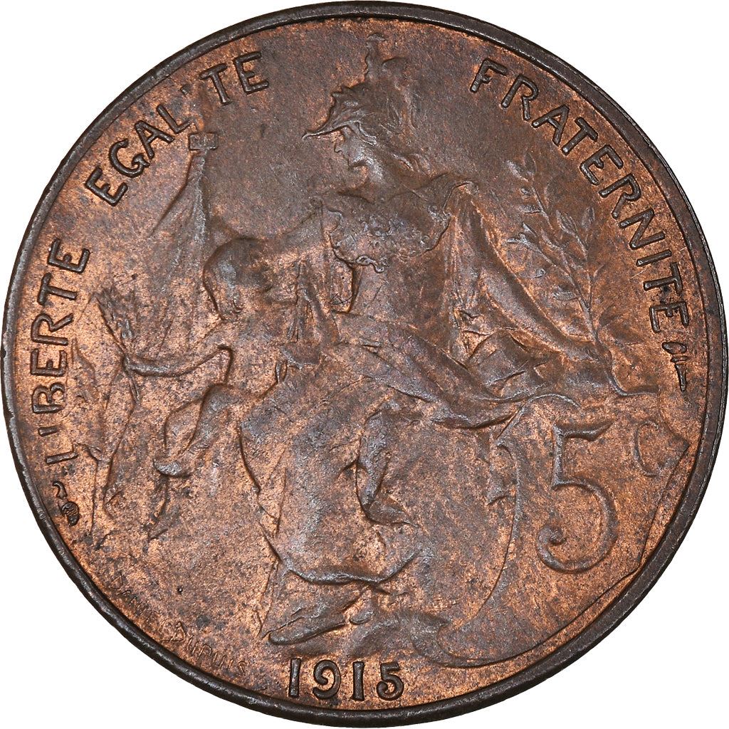 French 5 Centimes Coin | KM842 | France | 1897 - 1921