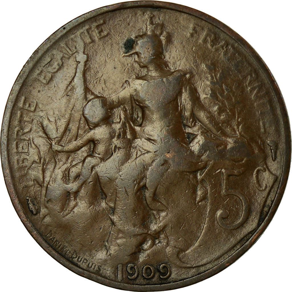 French 5 Centimes Coin | KM842 | France | 1897 - 1921