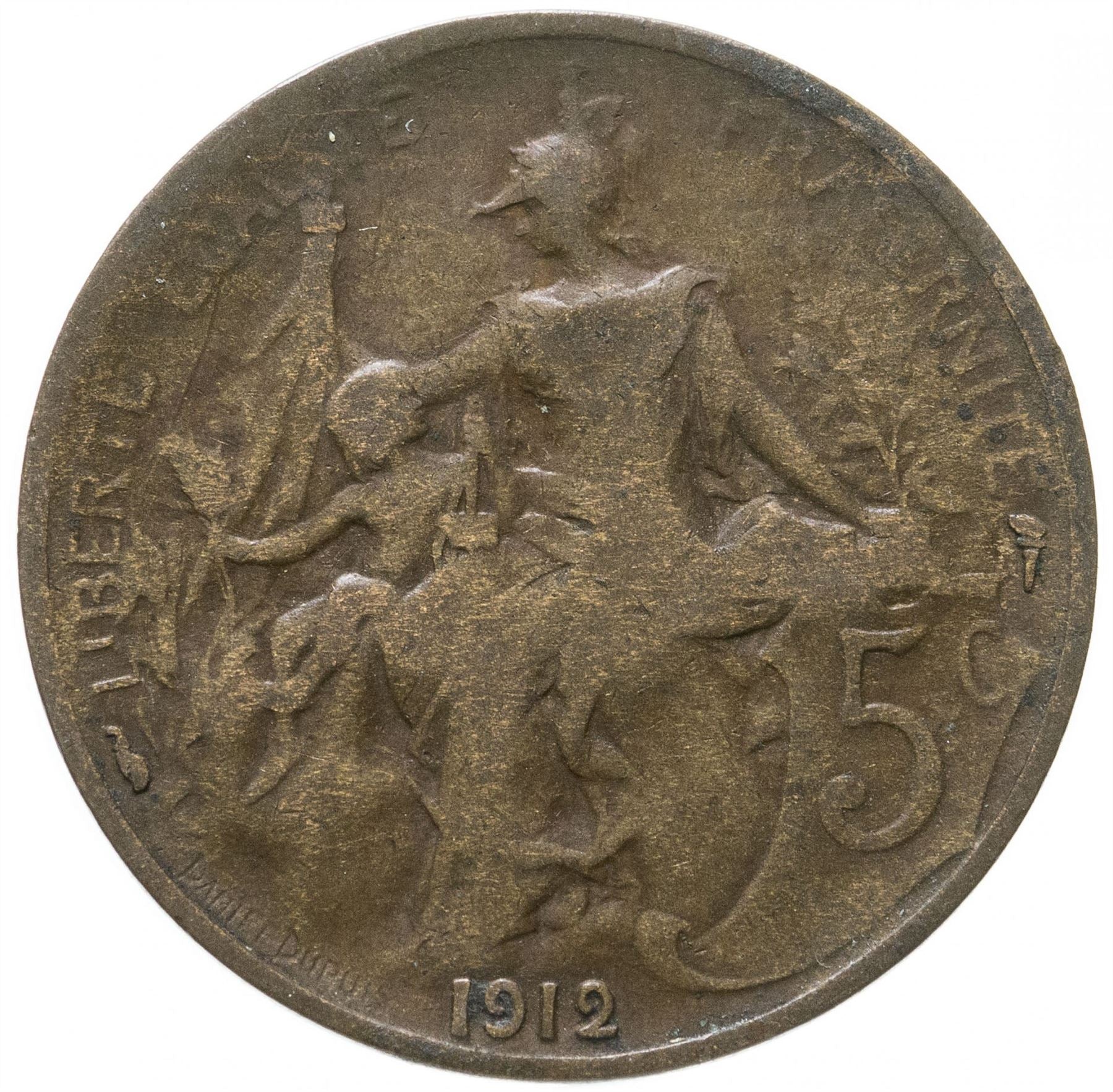 French 5 Centimes Coin | KM842 | France | 1897 - 1921