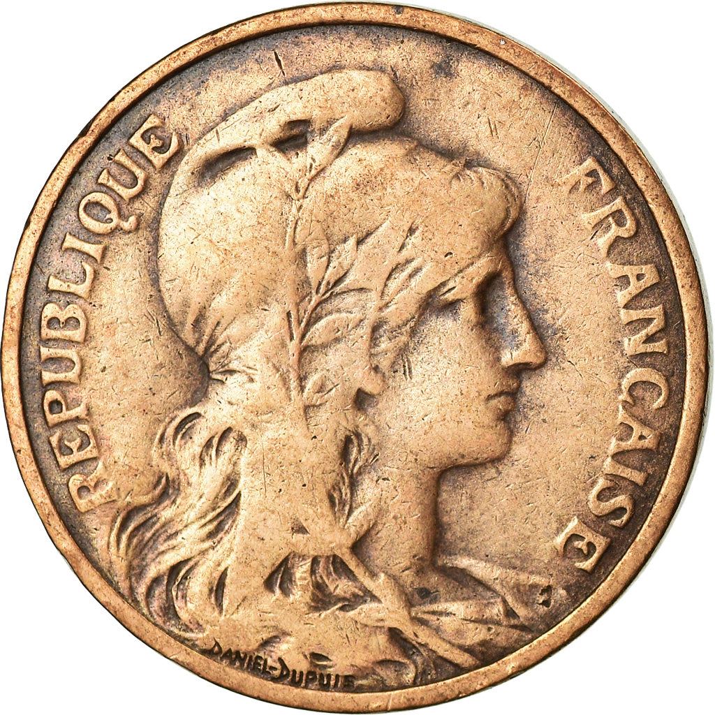 French 5 Centimes Coin | KM842 | France | 1897 - 1921