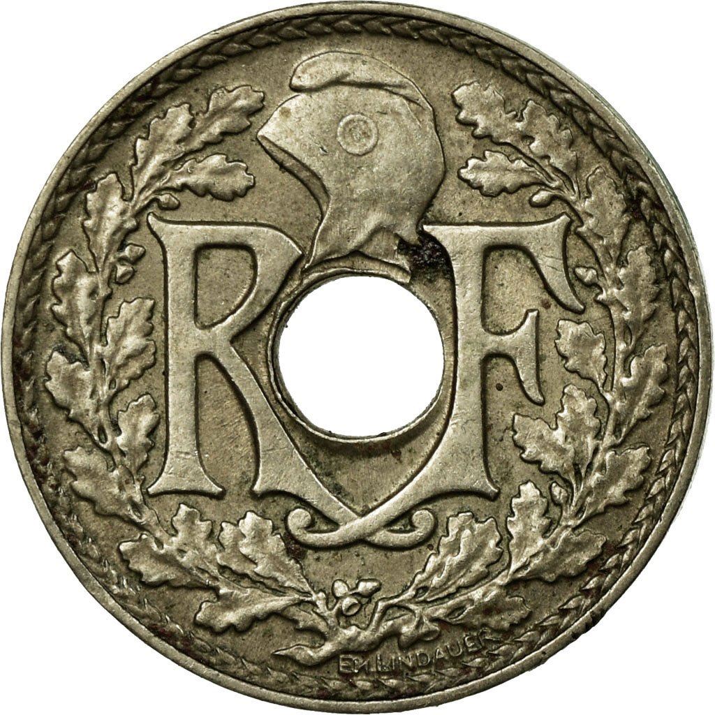 French 5 Centimes Coin | KM875a | France | 1938 - 1939