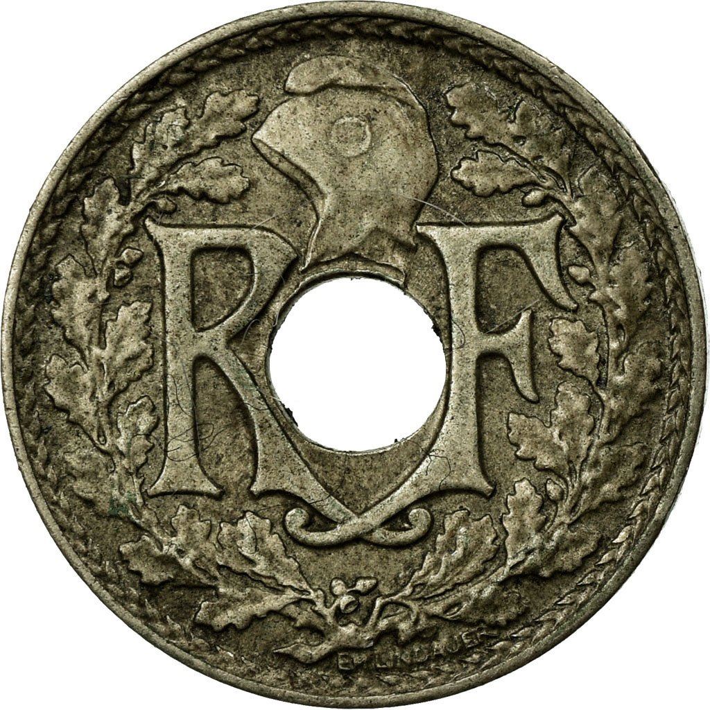 French 5 Centimes Coin | KM875a | France | 1938 - 1939