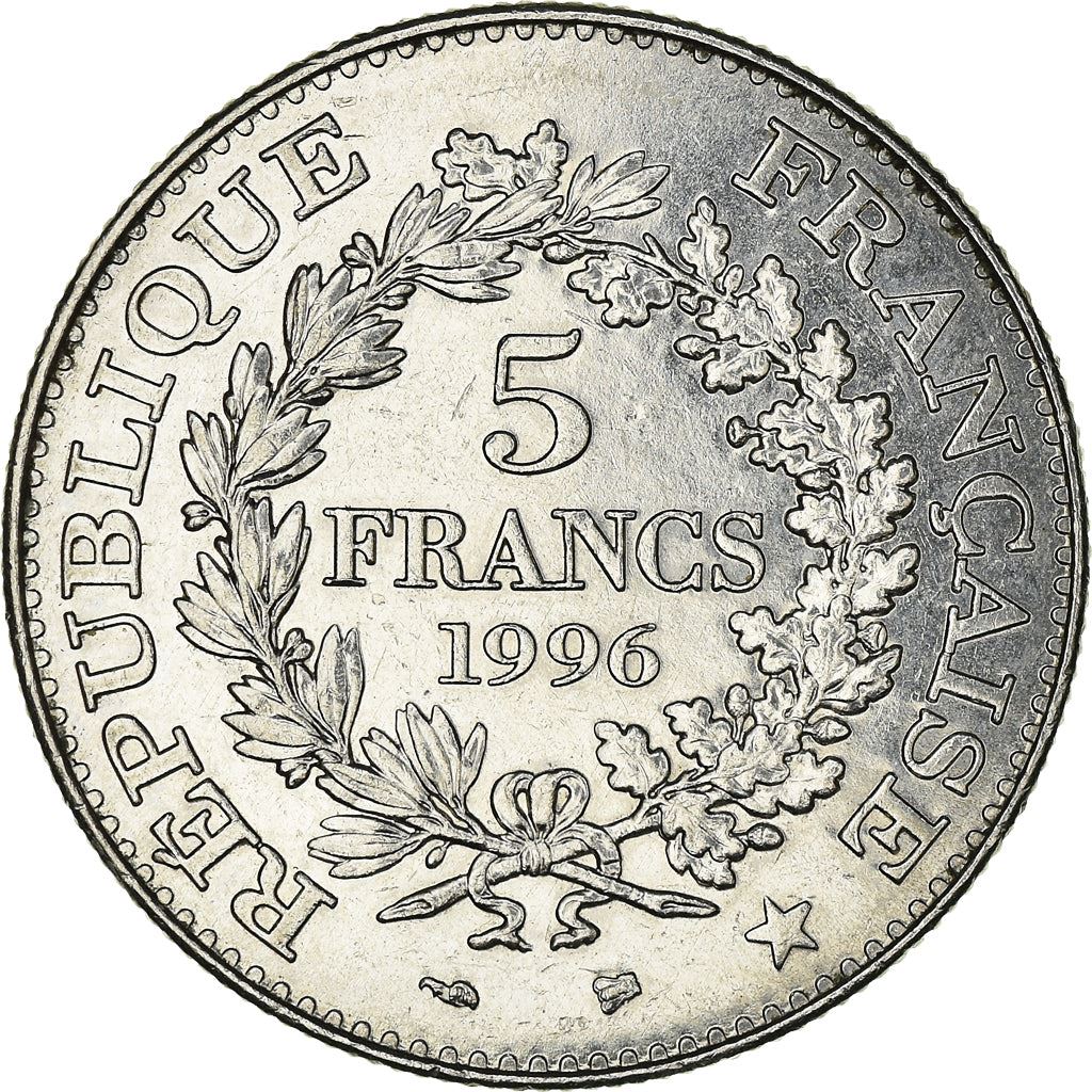 French 5 Francs Coin | Hercule de Dupre | KM1155 | France | 1996