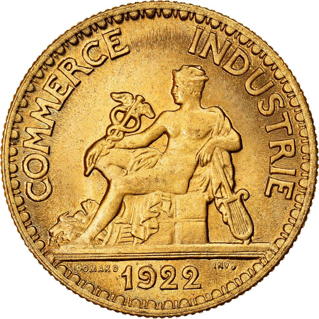 French 50 Centimes Coin | Chambers of Commerce | KM884 | France | 1920 - 1929