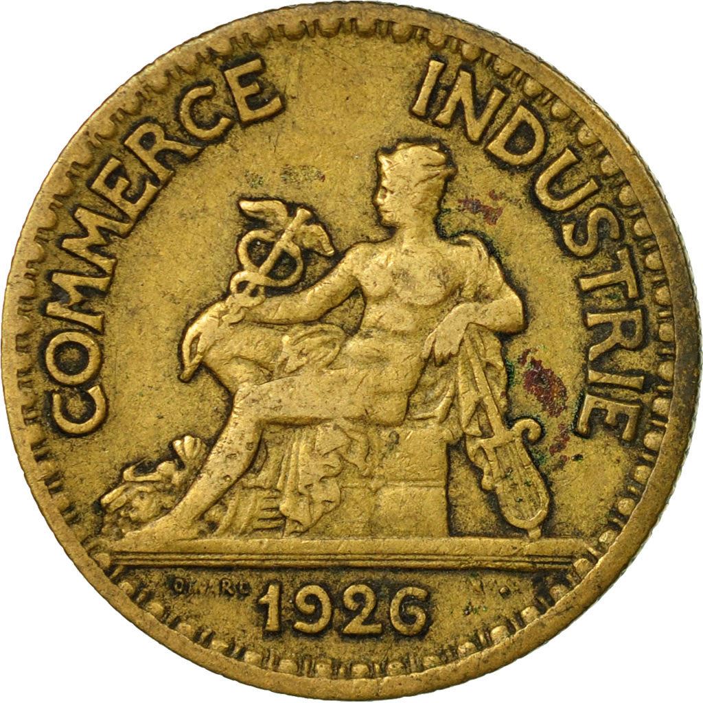 French 50 Centimes Coin | Chambers of Commerce | KM884 | France | 1920 - 1929