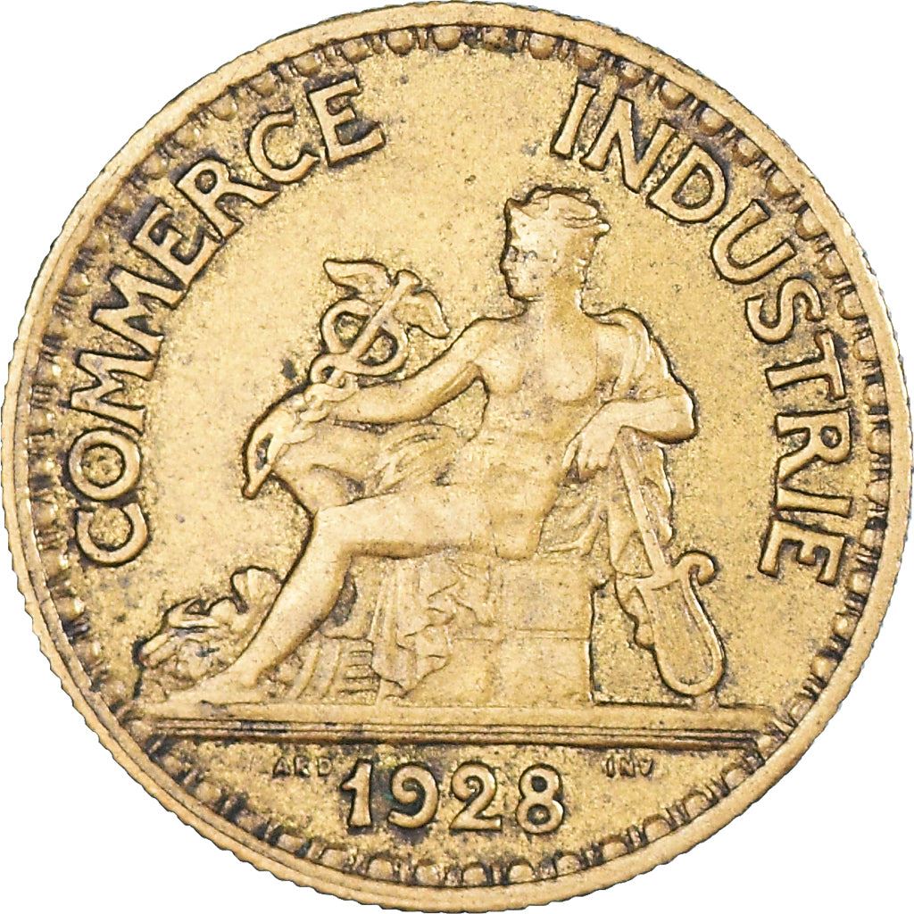 French 50 Centimes Coin | Chambers of Commerce | KM884 | France | 1920 - 1929