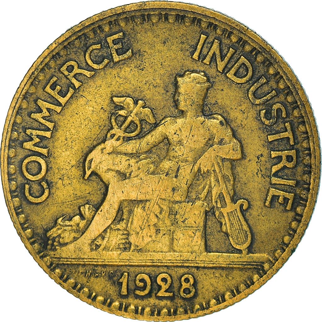 French 50 Centimes Coin | Chambers of Commerce | KM884 | France | 1920 - 1929