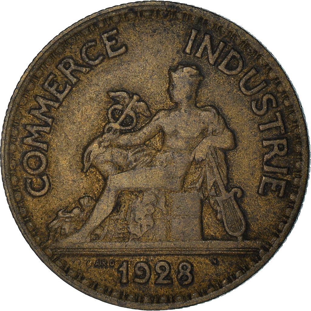 French 50 Centimes Coin | Chambers of Commerce | KM884 | France | 1920 - 1929