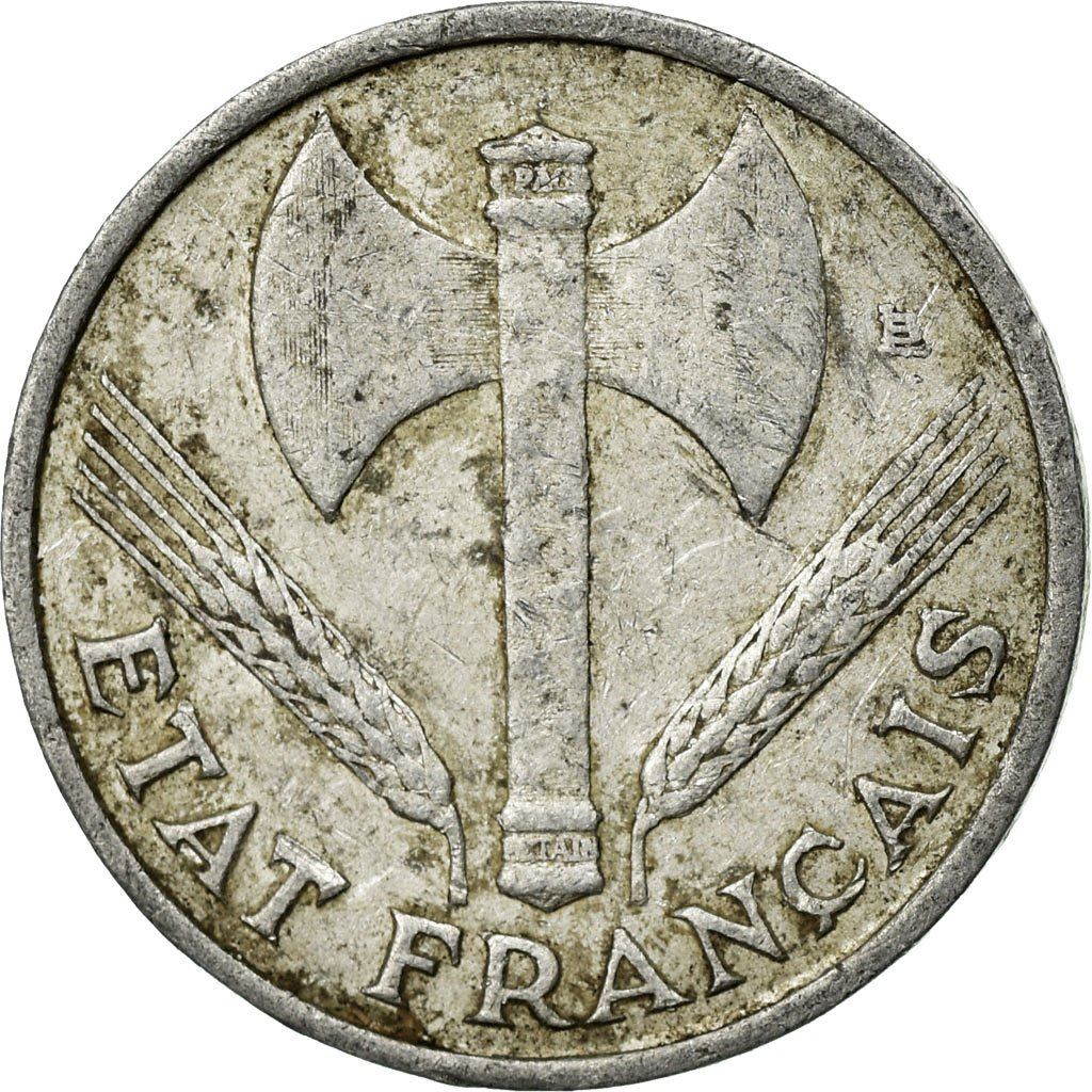 French 50 Centimes Coin | KM914.1 | France | 1942 - 1943