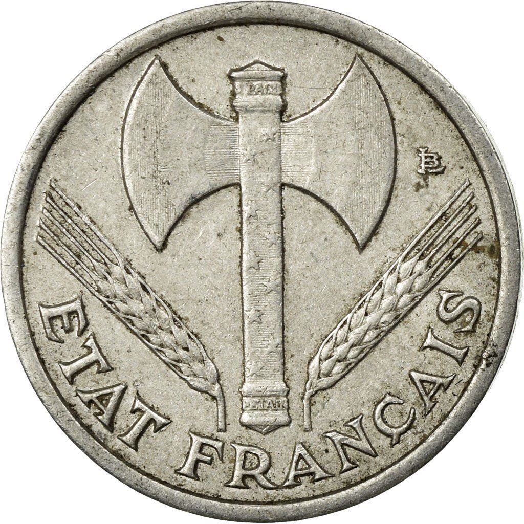 French 50 Centimes Coin | KM914.1 | France | 1942 - 1943