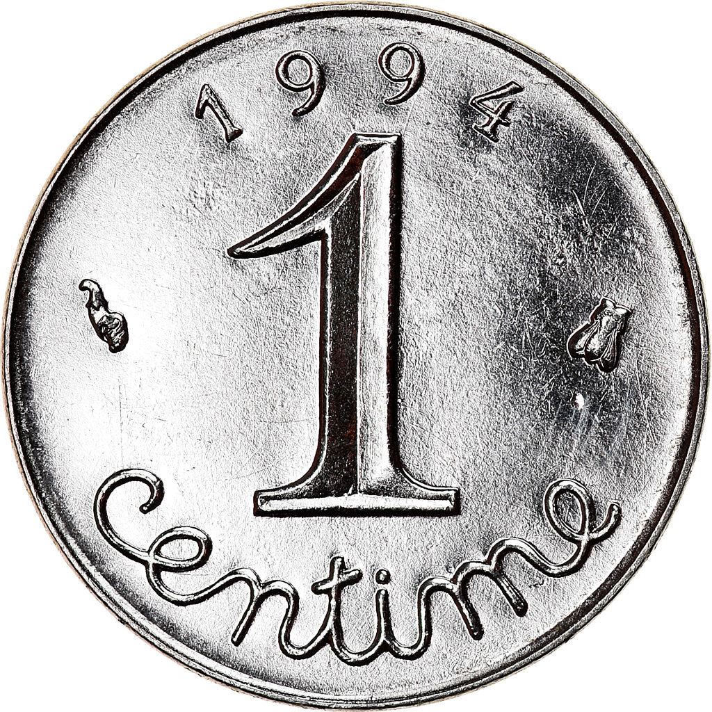 French Coin 1 Centime | KM928 | France | 1961 - 2001